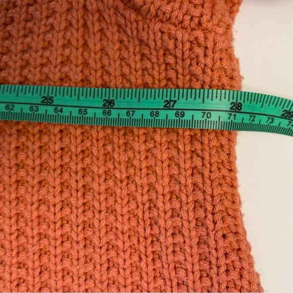 Soft Surroundings Coral Tunic Crewneck Sweater Pink Sweater Chunky Sz 3X - Picture 5 of 7